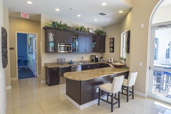 Clubhouse kitchen view
